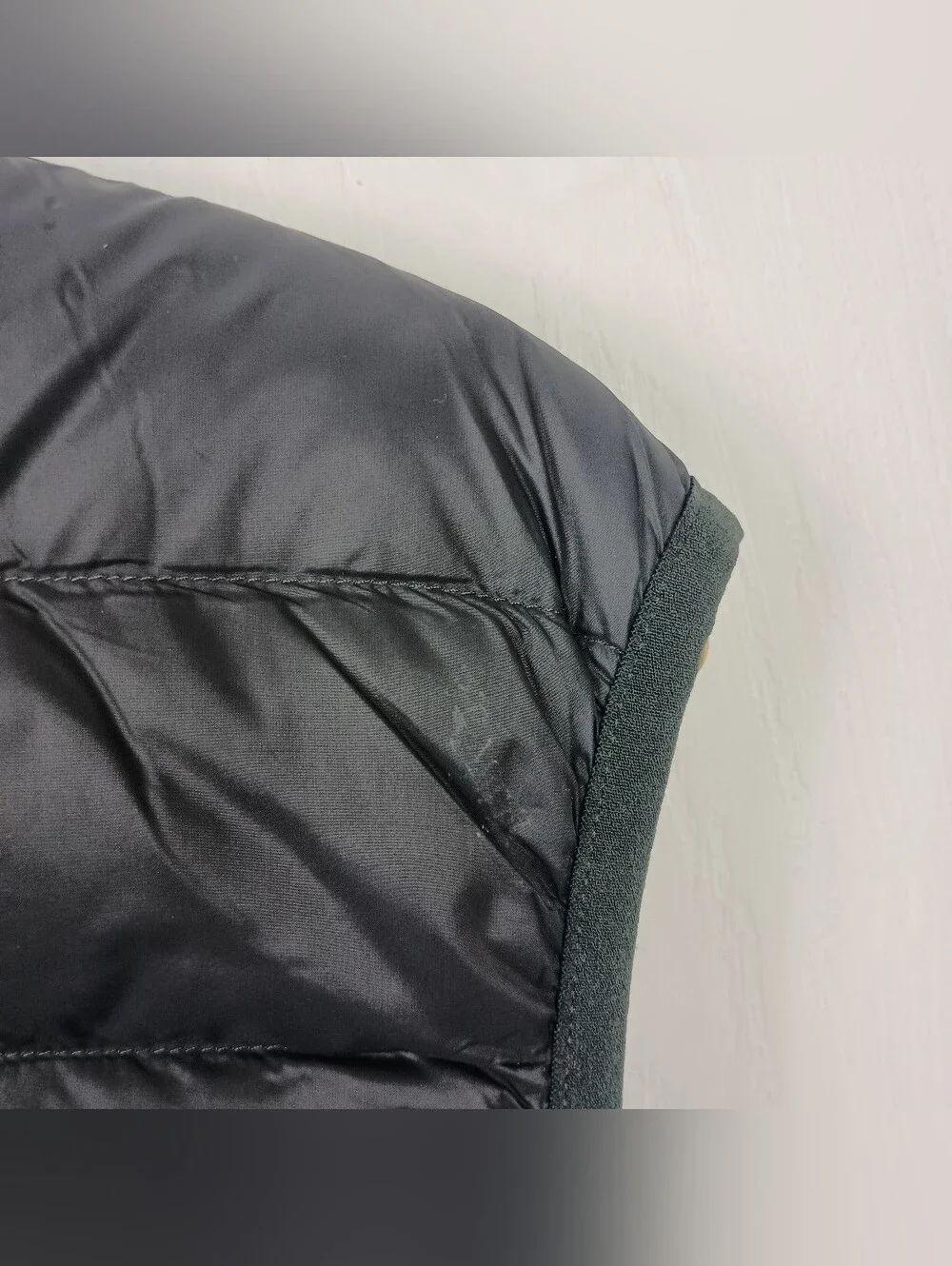 Eddie Bauer Down Puffer Vest Mens Large Gray 550 Full Zip Lightweight Packable